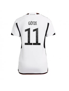 Billige Tyskland Mario Gotze #11 Hjemmedrakt Dame VM 2022 Kortermet